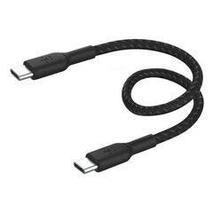 Кабель Belkin BoostCharge 60W USB-C To USB-C 2.0 плетеный Cable, 0,15м, черный