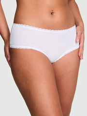 STRETCH COTTON ЧИИКИ С КРУЖЕВНОЕ ТЕСЬМОЙ