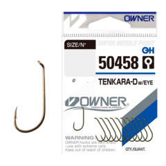 50458 №14 Крючки OWNER Tenkara Down W / Eye-Brown / продажа от 5 уп.