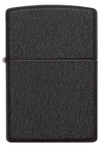 Зажигалка ZIPPO Classic с покрытием Black Crackle™, латунь и сталь, чёрная, матовая, 36x12x56 мм