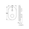 GROHE Eurosmart Cosmopolitan T 36321000 Смеситель для душа встраиваемый нажимной