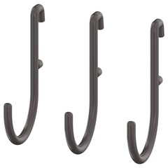 Набор крючков IKEA SKADIS (СКОДИС), Серый, 3 шт