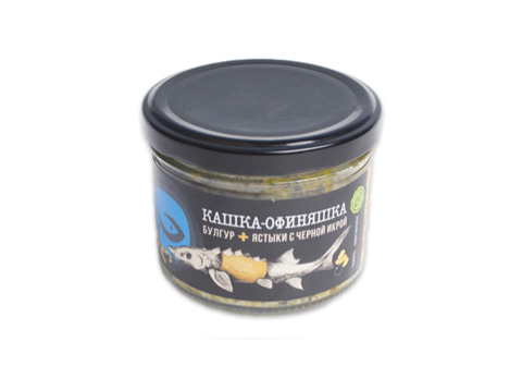 Каша из булгура с чёрной икрой, 200г