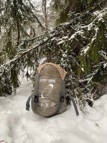 Картинка спальник Skully Alaska Comfort Army - 11