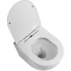 BelBagno Uno BB7006CHR/SC Унитаз подвесной безободковый, с сиденьем дюропласт, цвет: белый