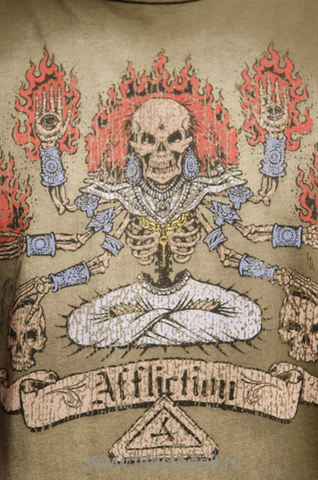 Affliction | Футболка Exclusive A453010 принт спереди
