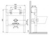 BelBagno BB024-BD Инсталляция для биде с крепежем, цвет: белый