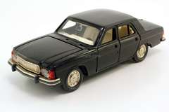 GAZ-3102 Volga black Agat Tantal Made in USSR 1:43