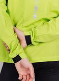 Элитная беговая ветрозащитная куртка с капюшоном Nordski Pro Energy Lime Green мужская
