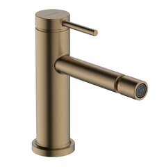 Hansgrohe Tecturis S 73201140 Смеситель для биде 80, однорычажный, со сливным гарнитуром, BBR фото
