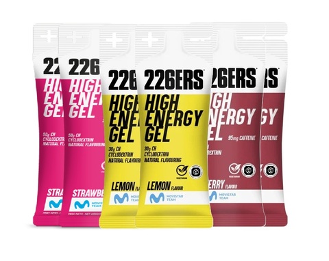 Набор высокоэнергетических гелей 226ERS XS High Energy 45 г ассорти 6 шт