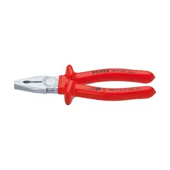 Плоскогубцы комбинированные хромированные 180 мм Knipex 03 07 180