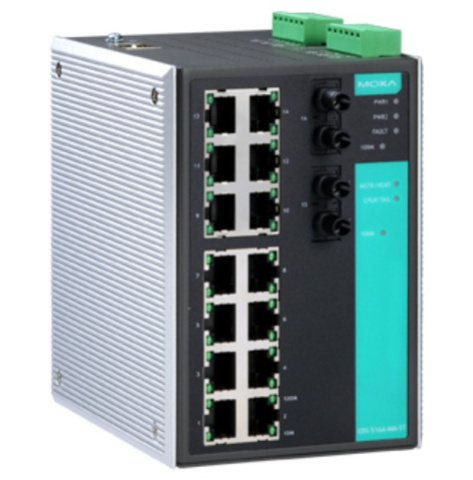 Коммутатор управляемый MOXA EDS-516A-MM-ST