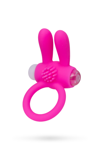 Эрекционное кольцо на пенис A-Toys by TOYFA Rabbi, силикон, розовый, Ø 2,5 см