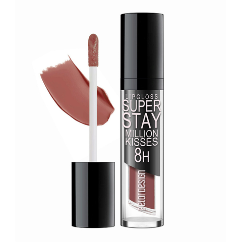 Superstay Million Kisses Супер стойкий блеск для губ тон 223 розовый нюд BelorDesign