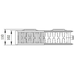 Радиатор стальной панельный AXIS 22 300 x 2100 Classic