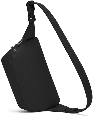Картинка сумка поясная Pacsafe Pacsafe Go Sling черная смола - 3