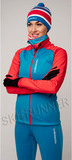 Утеплённый лыжный костюм Nordski Premium Blue/Red 2020 женский