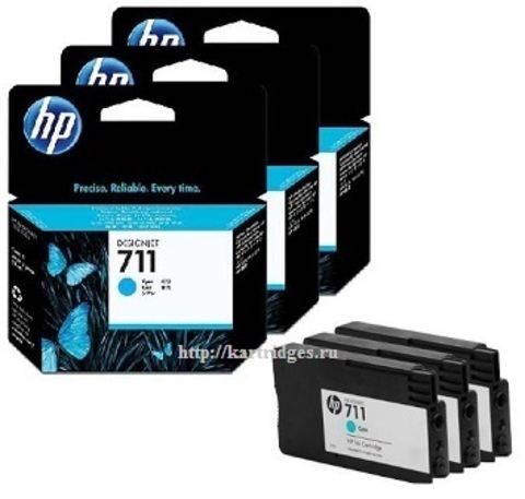 Картридж Hewlett-Packard (HP) CZ134A №711
