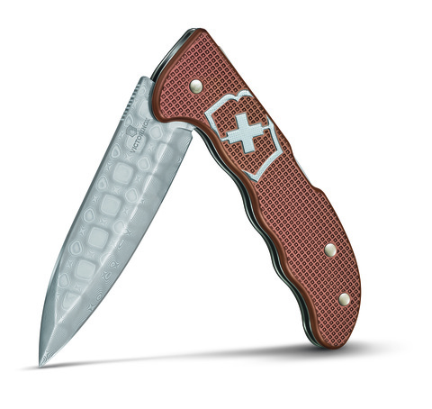 Нож складной Victorinox Hunter Pro Alox Copper Brown Damast LE 2020 (0.9410.J20)