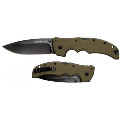 Складной нож Cold Steel 27TLSVG Recon 1 Spear Point OD Green