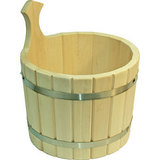 Запарник из липы с крышкой, 5 л - 1