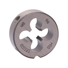 Плашка М 8,0х1,25 DINEN22568 HSS 6g 25х9мм Bucovice(CzTool) 240080