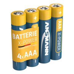 Батарейка X-POWER ААА/ANSMANN 1.5V - 4 шт в пленке