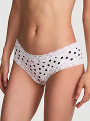 STRETCH COTTON ЧИИКИ С КРУЖЕВНОЕ ТЕСЬМОЙ