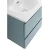 BelBagno KRAFT 39-500/390-2C-SO-AO База под раковину подвесная с фрезерованными ручками по всей длине фасада с 2 выкатн. ящ.,Голубой Мат.,500x395x500