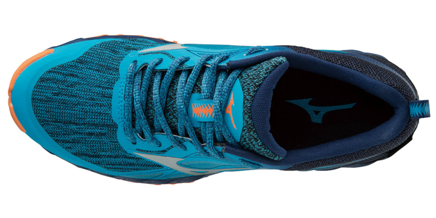 Mizuno Wave Ibuki GoreTex женские беговые кроссовки синие - 4
