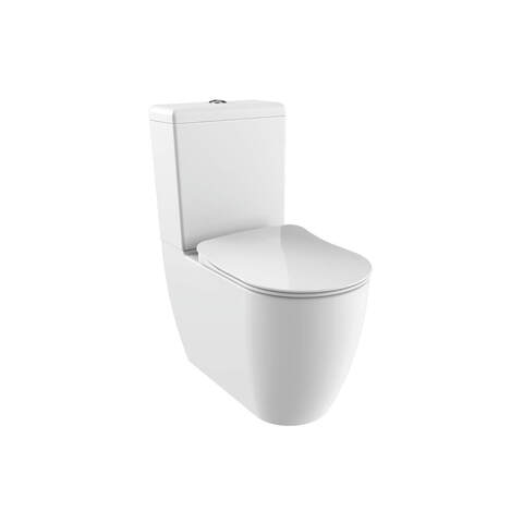 Creavit Free FE360-00CB00E-0000 Унитаз к стене напольный с биде, цвет: белый