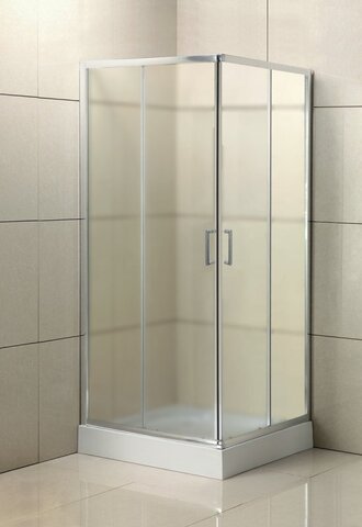 BelBagno Uno-195 UNO-195-A-2-90-P-CR Душевой уголок радиальный, ассиметричный, 90x90, цвет: хром