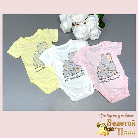 Боди хлопок детское (62-80) 240523-NV5564