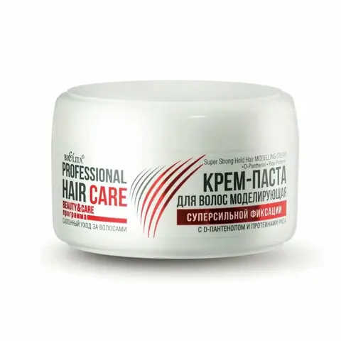Белита Про.линия HAIR CARE Крем-паста для волос моделирующая с/сильной фиксации 85мл