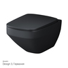 Am.Pm C50A1700MBSC Inspire V2.0 подвесной унитаз FlashClean с сиденьем микролифт. черн мат