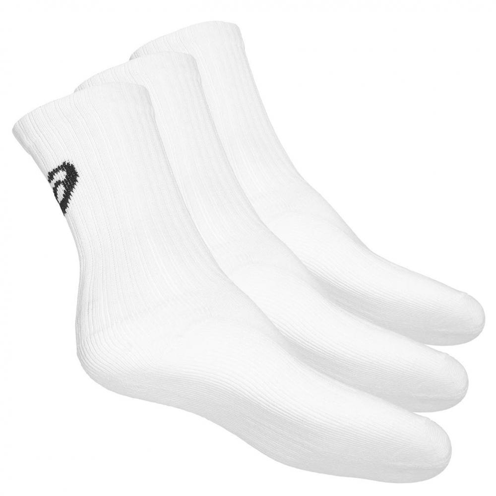 Комплект носков Asics 3PPK Crew белые - 2