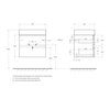 Cezares CZR-MIL-120-LVB Раковина 120x46, цвет: белый