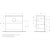 BelBagno Albano ALBANO-900-2C-PIA-RR Тумба под раковину напольная, 90x45.5, цвет: бежевый