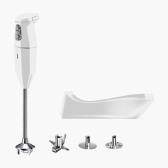 Блендер погружной Bamix Cordless PRO White