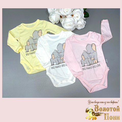 Боди хлопок детское (62-80) 240523-NV5565