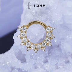 Кликер Mira Crystal PVD Yellow 1.2мм