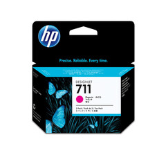 Картридж струйный HP 711 CZ135A пурп. для DgnJ T120/520 (3шт/уп)