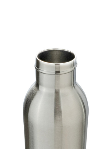 Термос Bugatti B Bottle Twin steel with red lid steel BBT-SS500I3