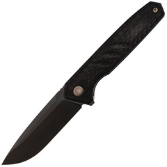 Фото Складной нож TUOTOWN Hrebet-B, сталь T10S, рукоять G10/Carbon Fiber