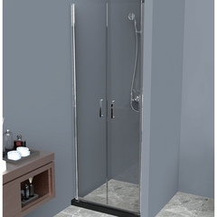 BelBagno Uno UNO-B-2-70-C-CR Дверь в проём с двумя распашными створками, цвет: хром фото