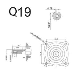 Двигатель бензиновый 4Т DDE E650-Q19 (6,5 л.с., 196 куб. см, к/вал 1