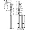 Hansgrohe Talis Select M51 73852800 Смеситель для кухни с выдвижным изливом и лейкой