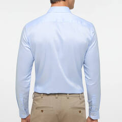 Сорочка мужская Eterna Slim Fit 4084-F182-12 голубая, серия Performance