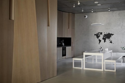 Карта мира Wall Decoration Black 130 x 78 cm